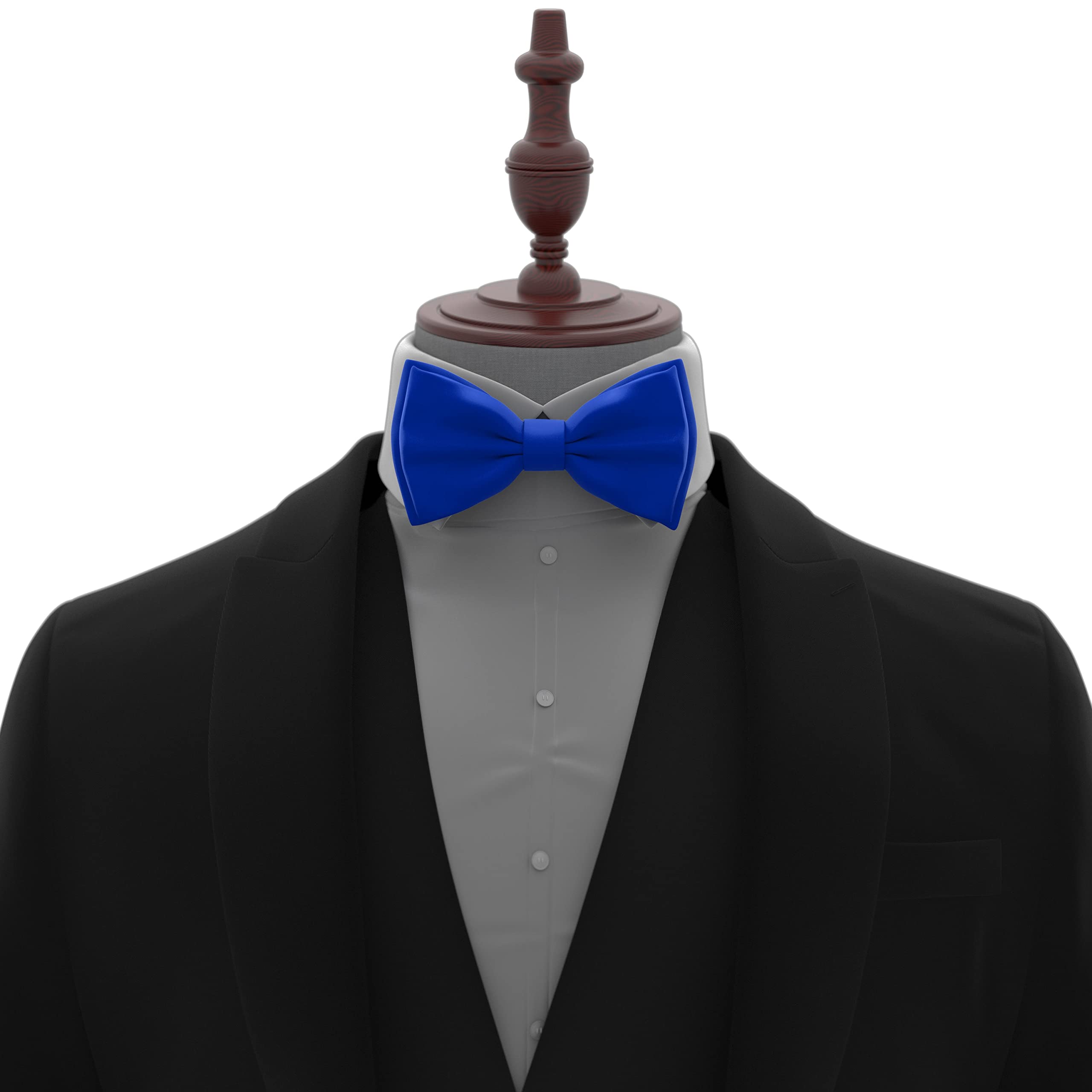 Adam Young Men's Bow Ties Pre-Tied Style Formal Satin Classic Bowtie for Tuxedo Faux Silk - Image 4